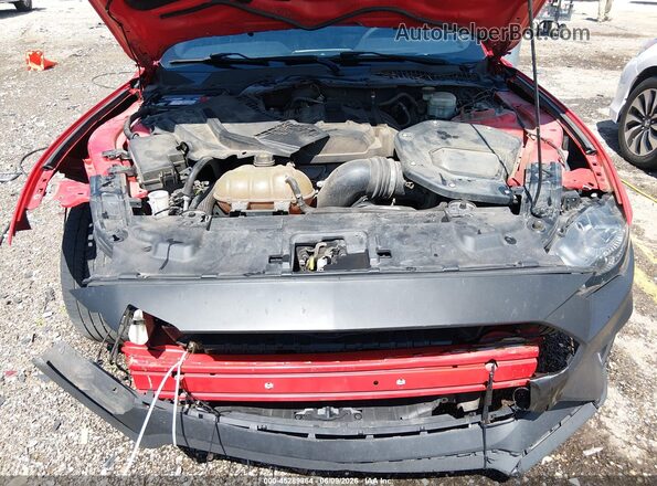 1FA6P8THXJ5106021 2018 FORD MUSTANG Red Vista trasera