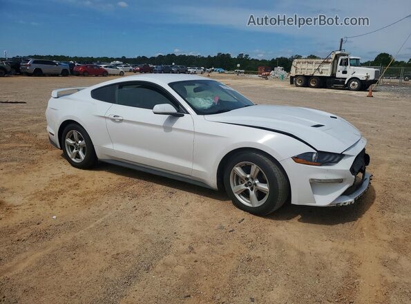 1FA6P8THXK5108627 2019 FORD MUSTANG White Delantero derecho