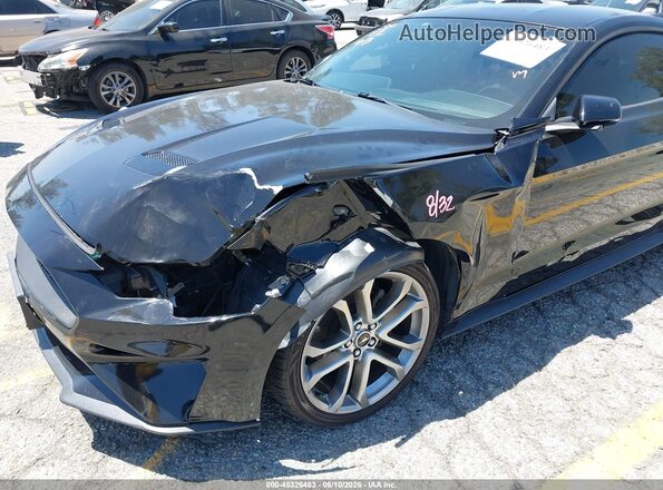 1FA6P8THXK5143605 2019 FORD MUSTANG Black Front view