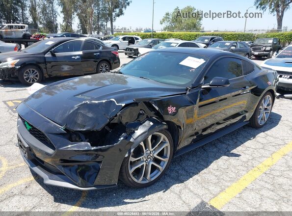 1FA6P8THXK5143605 2019 FORD MUSTANG Black Front left