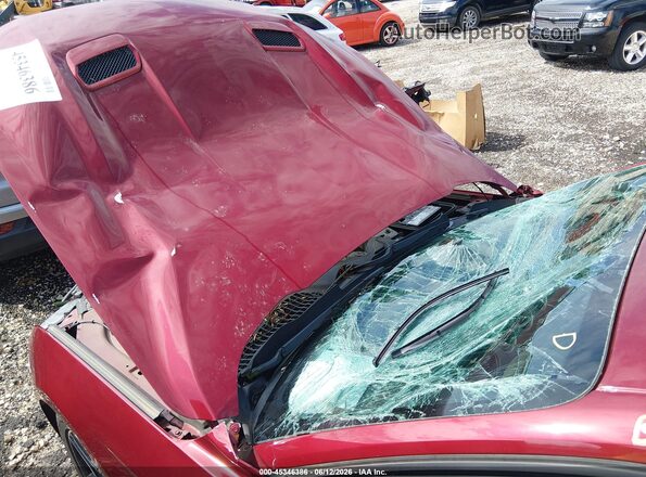 1FA6P8THXK5195610 2019 FORD MUSTANG Red Widok z przodu