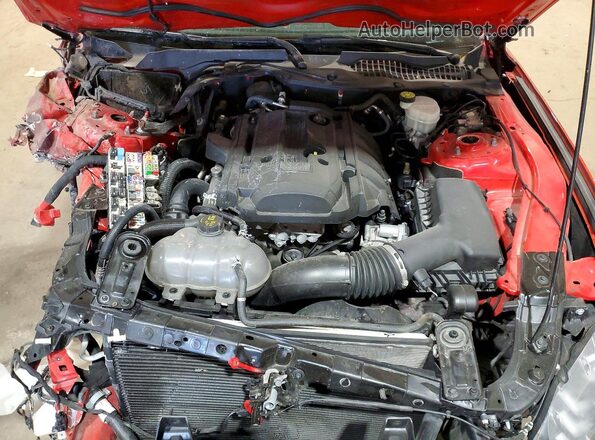 1FA6P8THXL5111643 2020 FORD MUSTANG Red Вид задньої частини салону