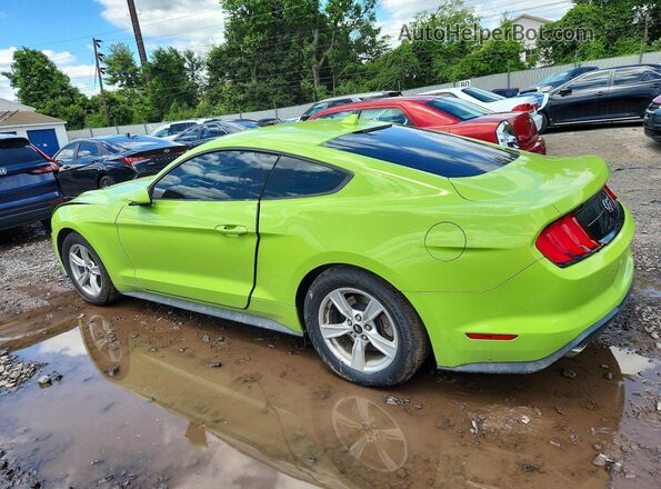 1FA6P8THXL5159255 2020 FORD MUSTANG Green Trasero izquierdo