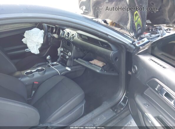 1FA6P8THXM5137550 2021 FORD MUSTANG Black Front interior view