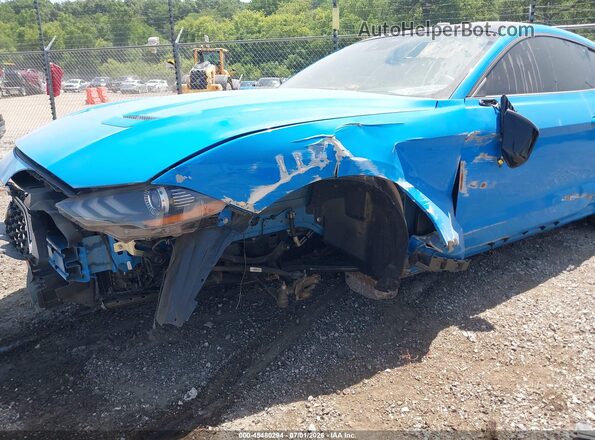 1FA6P8THXN5109331 2022 FORD MUSTANG Light Blue Вид спереди
