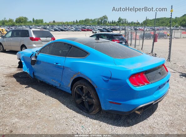 1FA6P8THXN5109331 2022 FORD MUSTANG Light Blue Задняя левая четверть