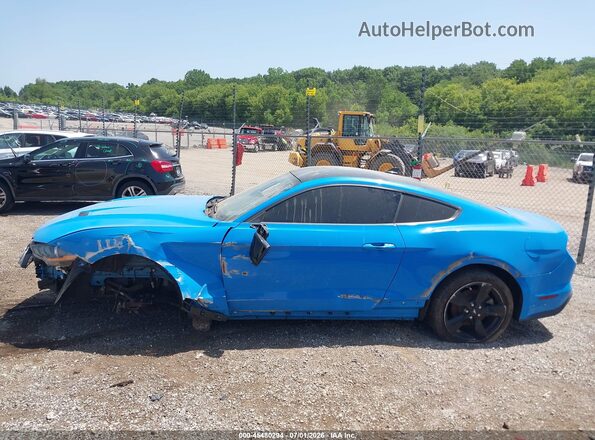 1FA6P8THXN5109331 2022 FORD MUSTANG Light Blue Панорамный вид салона 360°