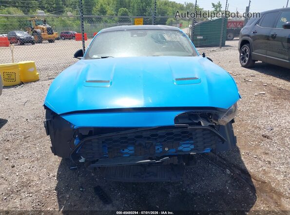 1FA6P8THXN5109331 2022 FORD MUSTANG Light Blue Вид щитка приборов