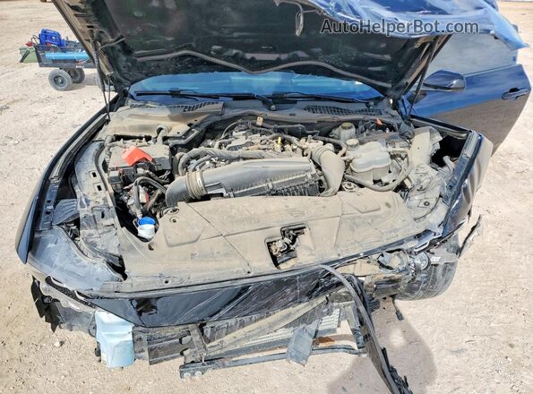 1FA6P8THXR5106676 2024 FORD MUSTANG Black უკანა სალონის ხედი
