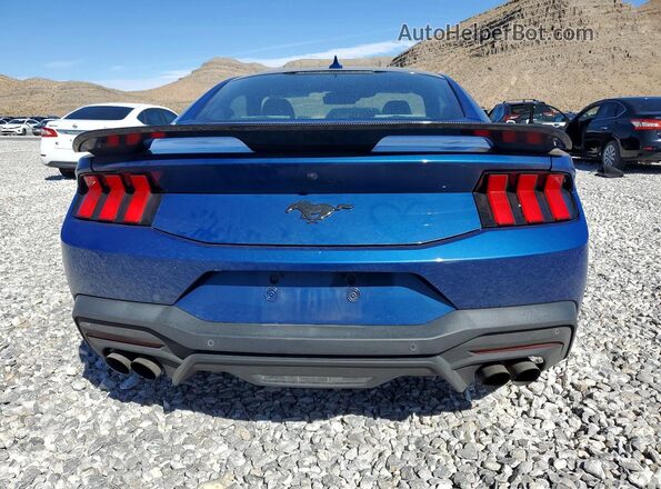 1FA6P8THXR5126331 2024 FORD MUSTANG Blue Հետևի տեսք