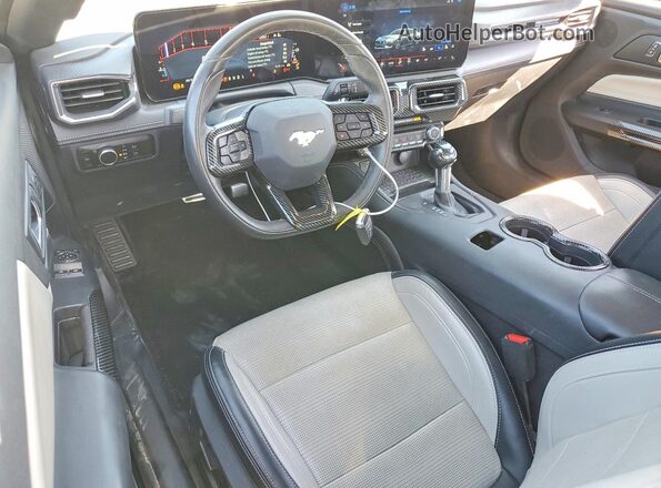 1FA6P8THXR5126331 2024 FORD MUSTANG Blue Առջևի վահանակի տեսք