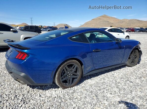 1FA6P8THXR5126331 2024 FORD MUSTANG Blue Հետևի աջ