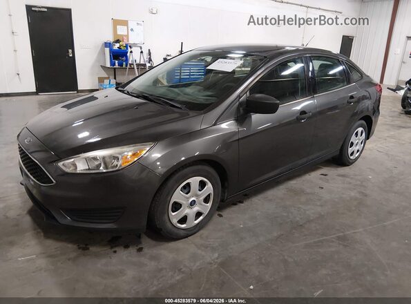 1FADP3E20HL252971 2017 FORD FOCUS Gray Front left