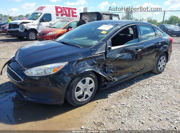 1FADP3E22GL208131 2016 FORD FOCUS Black Przód lewy