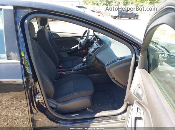 1FADP3E22GL208131 2016 FORD FOCUS Black Widok wnętrza z przodu