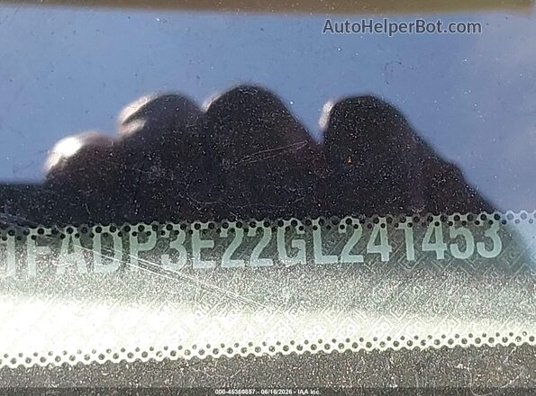 1FADP3E22GL241453 2016 FORD FOCUS Black Շարժիչի բաժամունքի տեսք