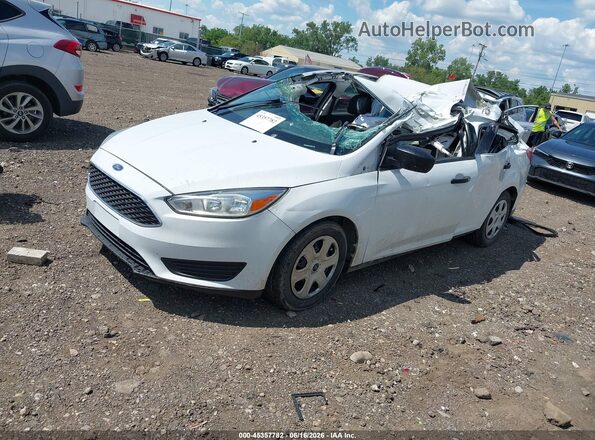 1FADP3E22JL326459 2018 FORD FOCUS White წინა მარცხენა ხედი სამი მეოთხედიდან