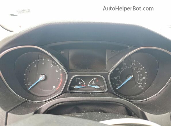 1FADP3E23GL201897 2016 FORD FOCUS White ხელსაწყოთა პანელის ხედი