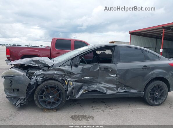 1FADP3E23HL318641 2017 FORD FOCUS Gray Widok z przodu