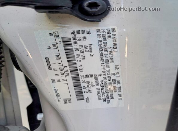 1FADP3E23JL275263 2018 FORD FOCUS White 
