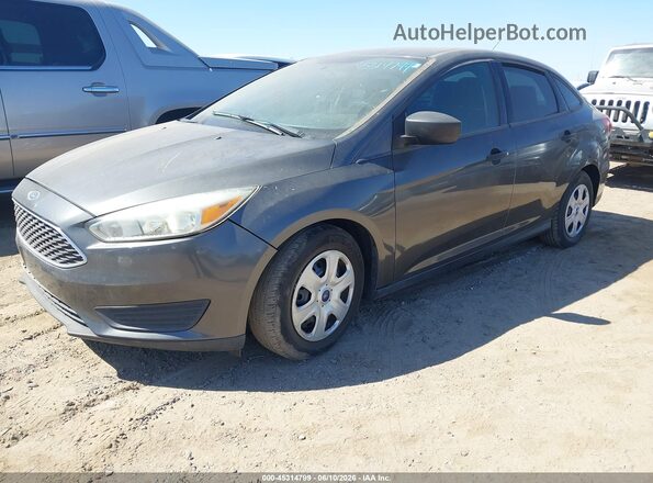 1FADP3E23JL313266 2018 FORD FOCUS Gray წინა მარცხენა ხედი სამი მეოთხედიდან