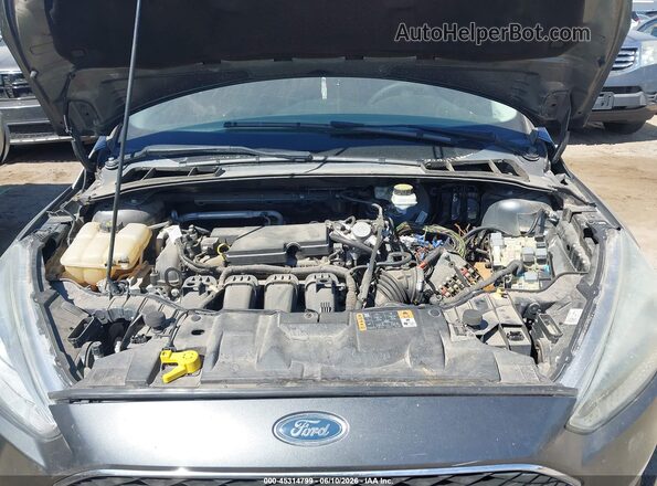 1FADP3E23JL313266 2018 FORD FOCUS Gray უკანა ხედი
