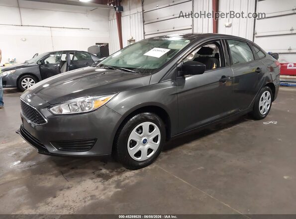 1FADP3E25HL275744 2017 FORD FOCUS Gray Front left