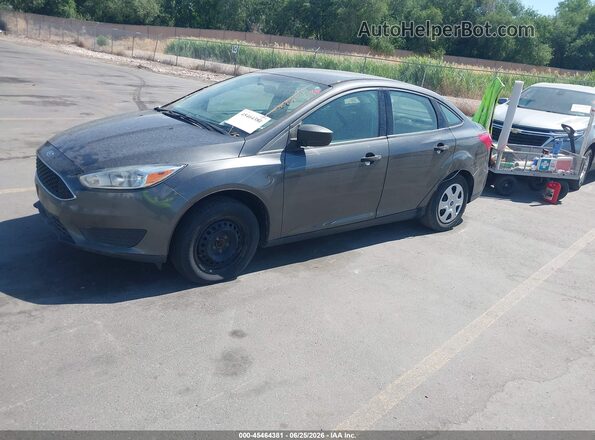 1FADP3E25JL254480 2018 FORD FOCUS Серый Передняя левая четверть