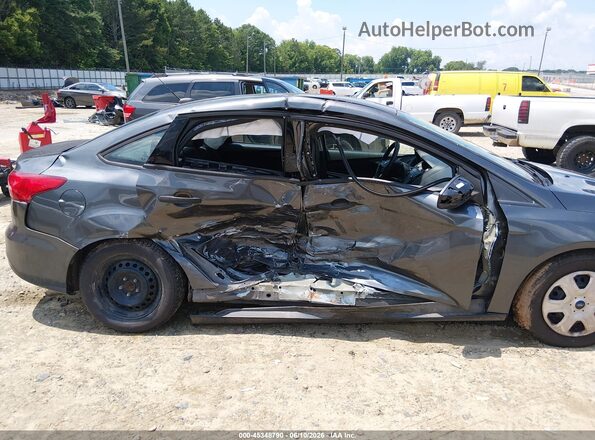 1FADP3E25JL255225 2018 FORD FOCUS Gray Դիմացի տեսք