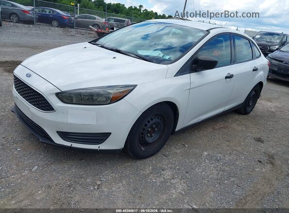 1FADP3E26GL248714 2016 FORD FOCUS Белый Передняя левая четверть