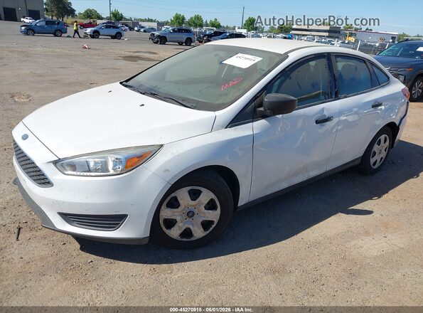 1FADP3E26HL214967 2017 FORD FOCUS Белый Передняя левая четверть