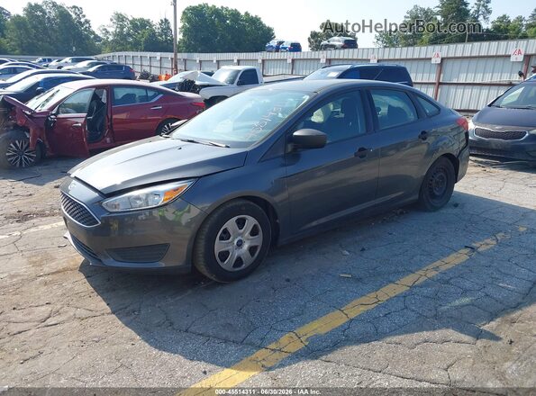 1FADP3E28GL376128 2016 FORD FOCUS Gray Առջևի ձախ երեք քառորդ տեսարան
