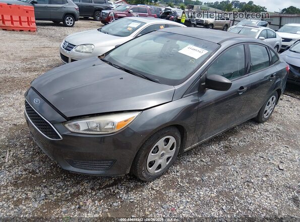 1FADP3E28GL381782 2016 FORD FOCUS Серый Передняя левая четверть