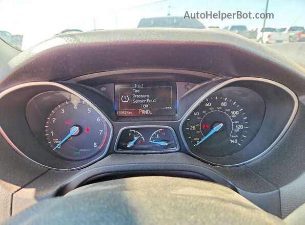 1FADP3E29GL228554 2016 FORD FOCUS White Instrument cluster view