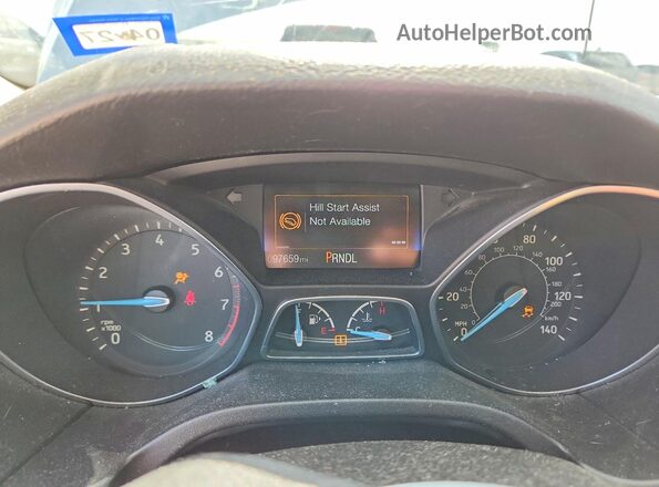 1FADP3E29GL328699 2016 FORD FOCUS Silver Widok zestawu wskaźników