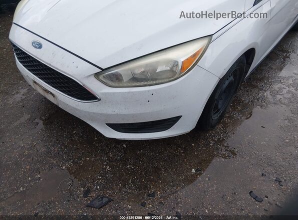 1FADP3E2XHL205110 2017 FORD FOCUS White Widok zestawu wskaźników