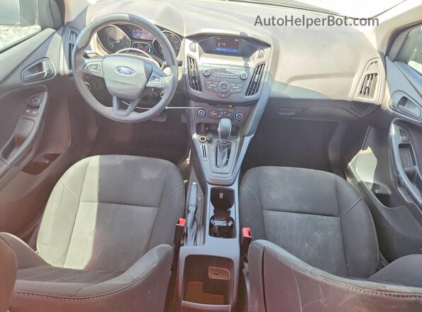 1FADP3E2XJL201922 2018 FORD FOCUS Gray Dashboard view