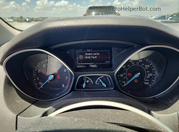 1FADP3E2XJL201922 2018 FORD FOCUS Gray Instrument cluster view
