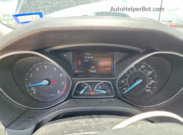 1FADP3E2XJL277477 2018 FORD FOCUS Black Instrument cluster view