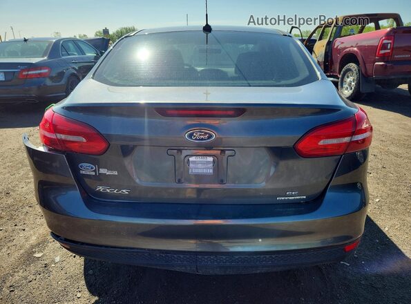 1FADP3F20GL300031 2016 FORD FOCUS Gray Вид ззаду