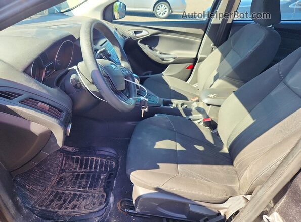 1FADP3F20GL300031 2016 FORD FOCUS Gray Вид салону спереду