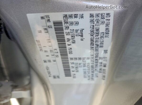 1FADP3F20HL286794 2017 FORD FOCUS Gray Engine compartment view
