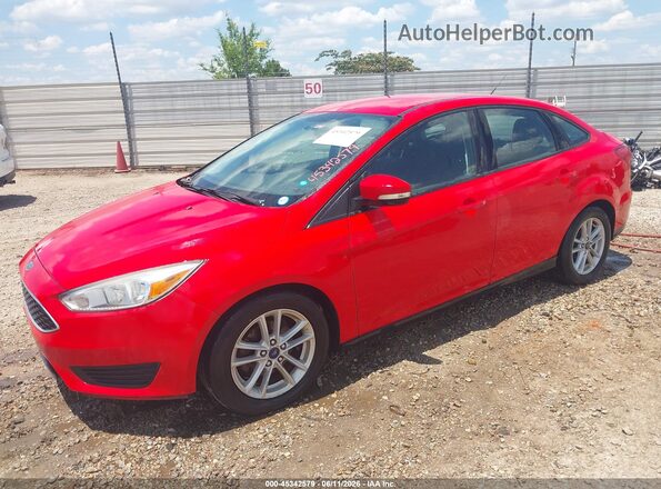 1FADP3F20HL306025 2017 FORD FOCUS Red 