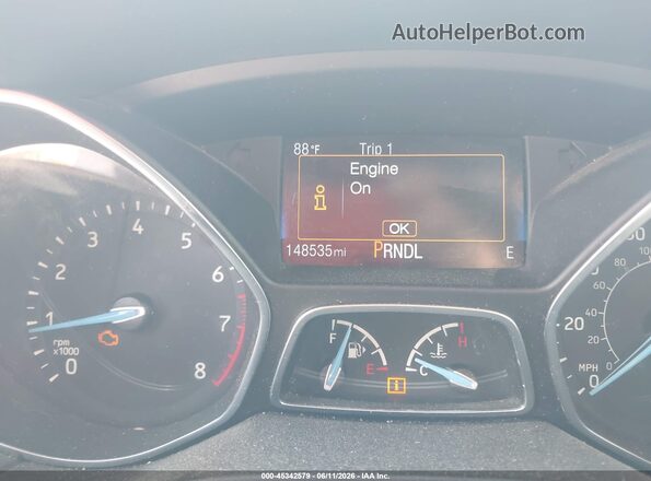 1FADP3F20HL306025 2017 FORD FOCUS Red 