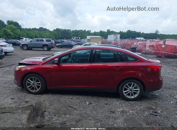 1FADP3F20HL311905 2017 FORD FOCUS Red Rear interior view