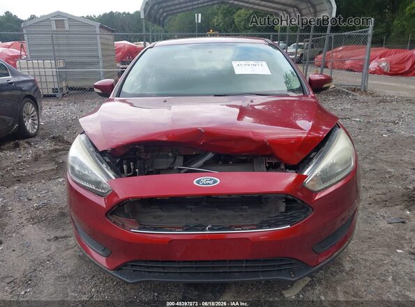 1FADP3F20HL311905 2017 FORD FOCUS Red Dashboard view
