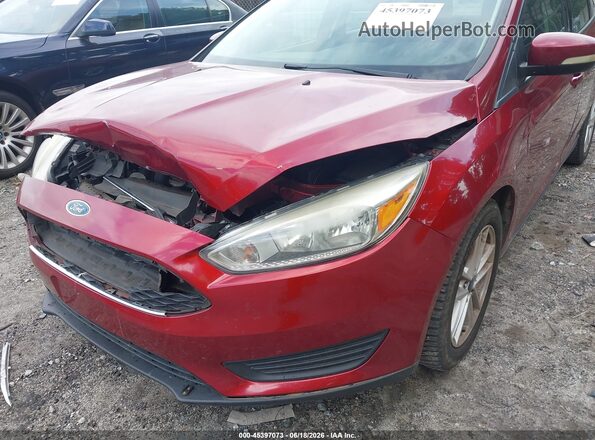 1FADP3F20HL311905 2017 FORD FOCUS Red Front view