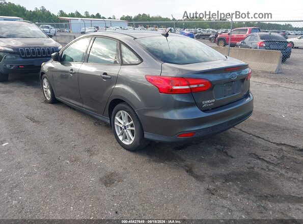 1FADP3F20JL218260 2018 FORD FOCUS Gray Rear left