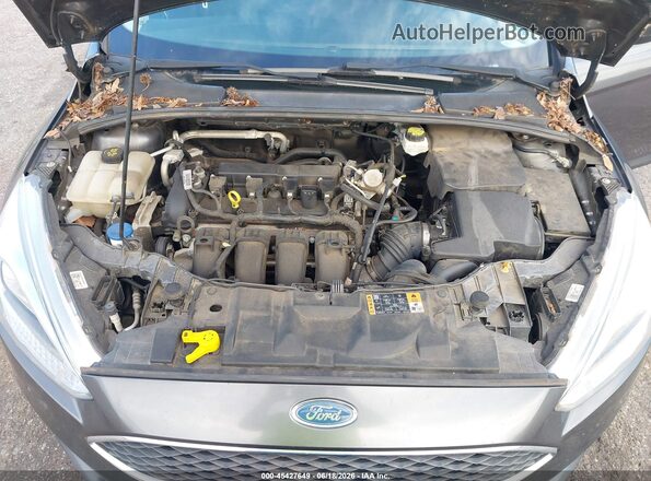 1FADP3F20JL218260 2018 FORD FOCUS Gray Rear view