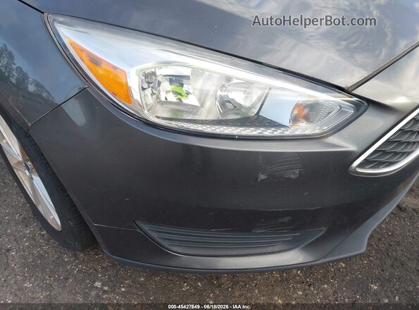 1FADP3F20JL218260 2018 FORD FOCUS Gray Instrument cluster view
